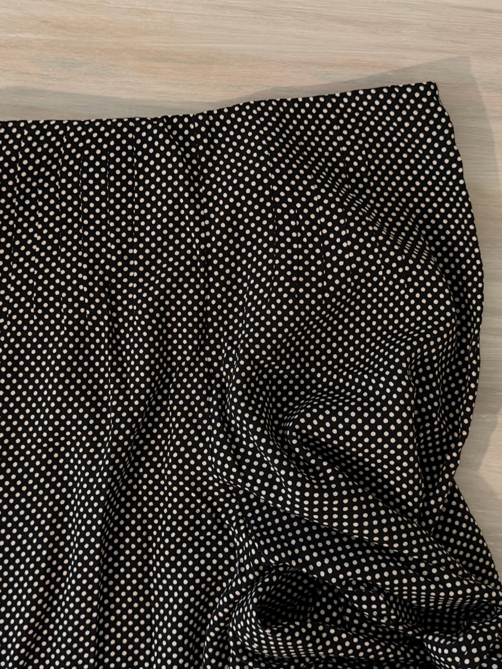 Anthropologie Maeve Cabo Black and White Polka Dot Wide-Leg Pants - Picture 9 of 10